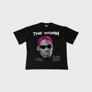 THE-WORM-BLACK-T-SHIRT ISONIC